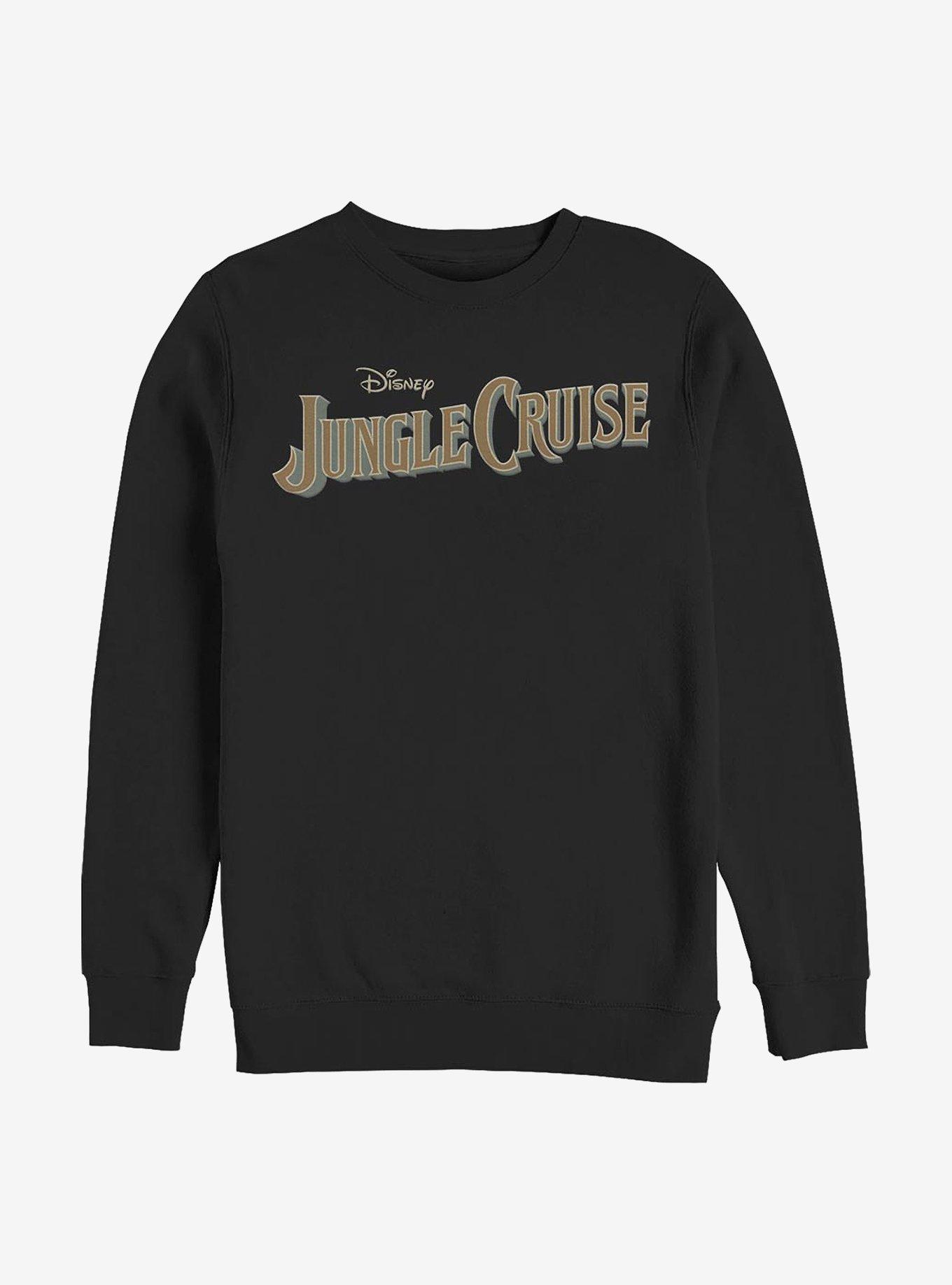 Disney Jungle Cruise Logo Crew Sweatshirt, BLACK, hi-res