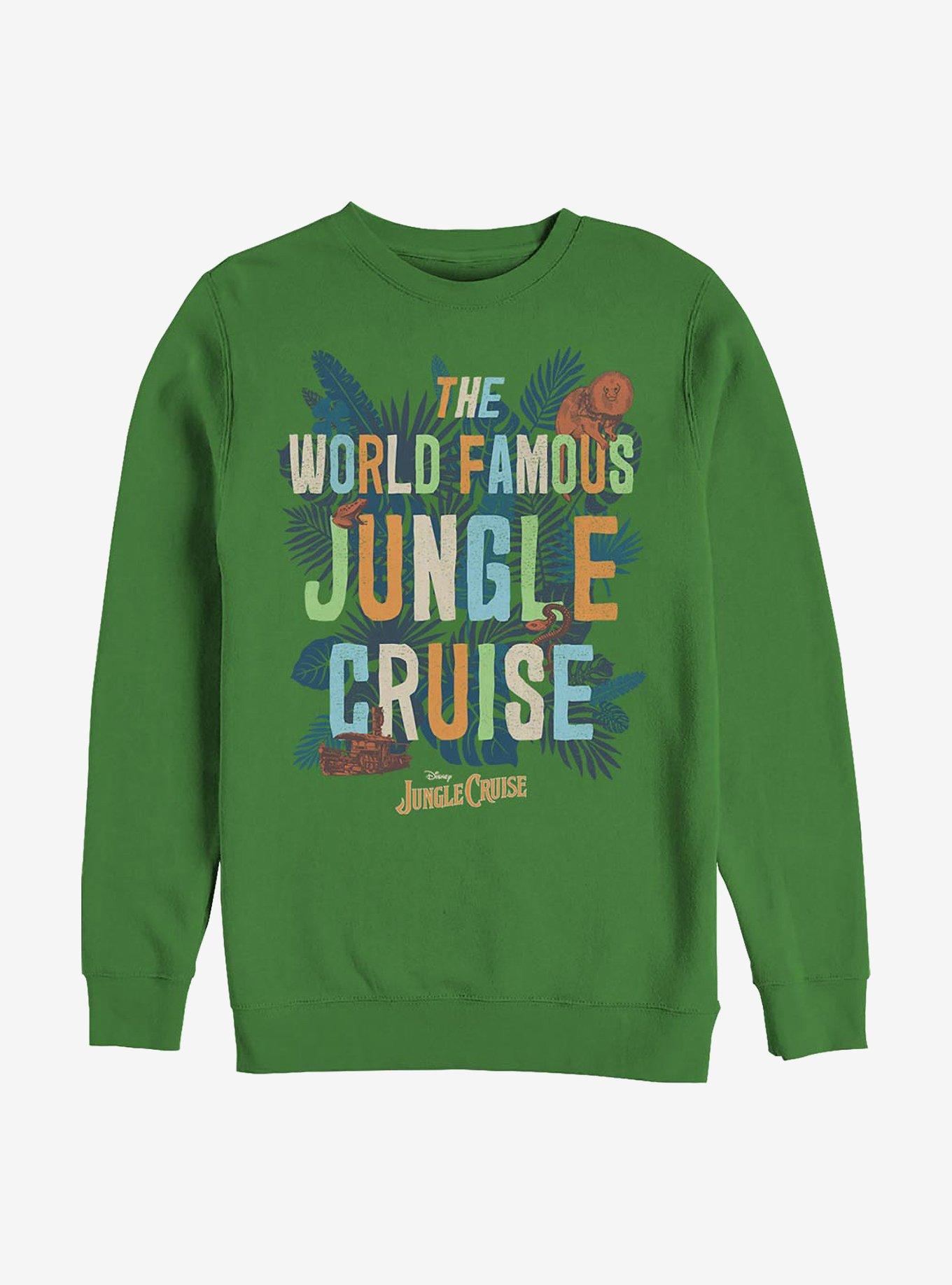Disney Jungle Cruise The World Famous Crew Sweatshirt, KELLY, hi-res