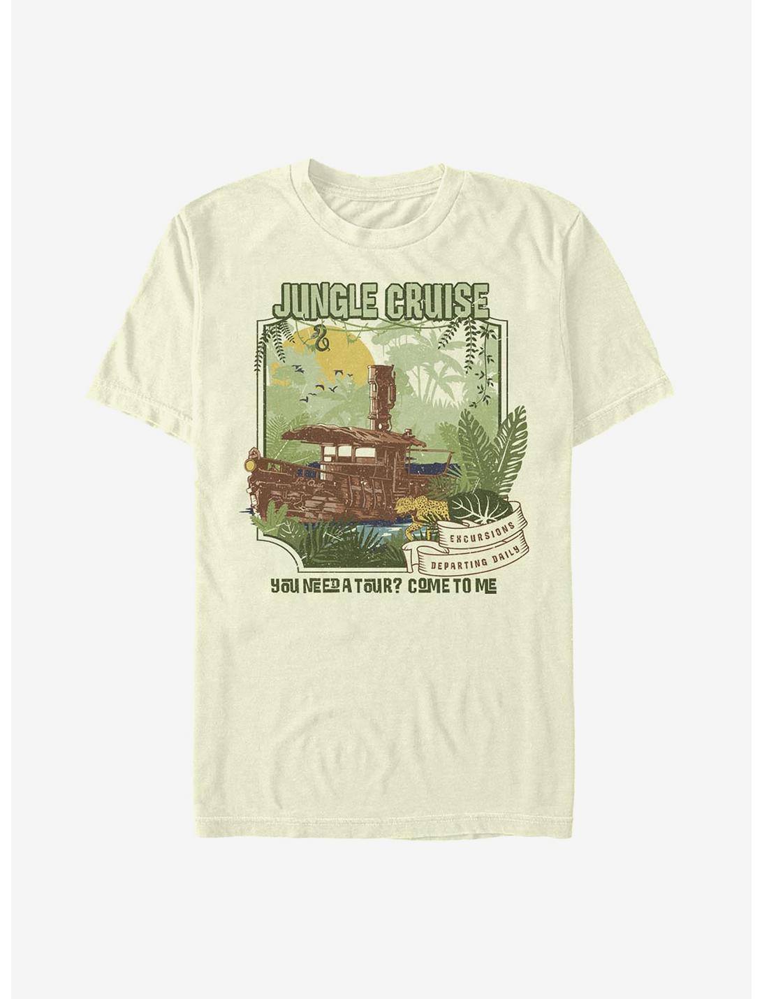 Disney Jungle Cruise Daily Tours T-Shirt, NATURAL, hi-res