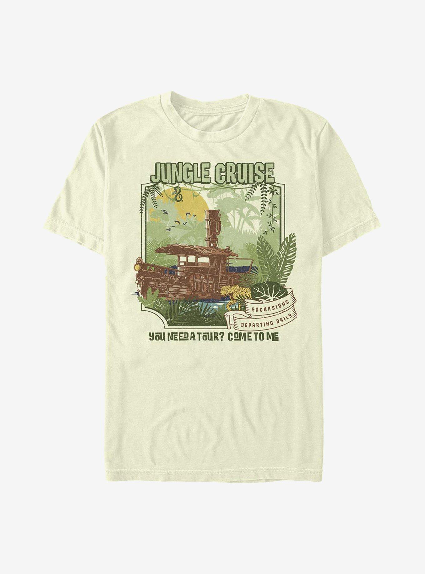 Disney Jungle Cruise Daily Tours T-Shirt, NATURAL, hi-res