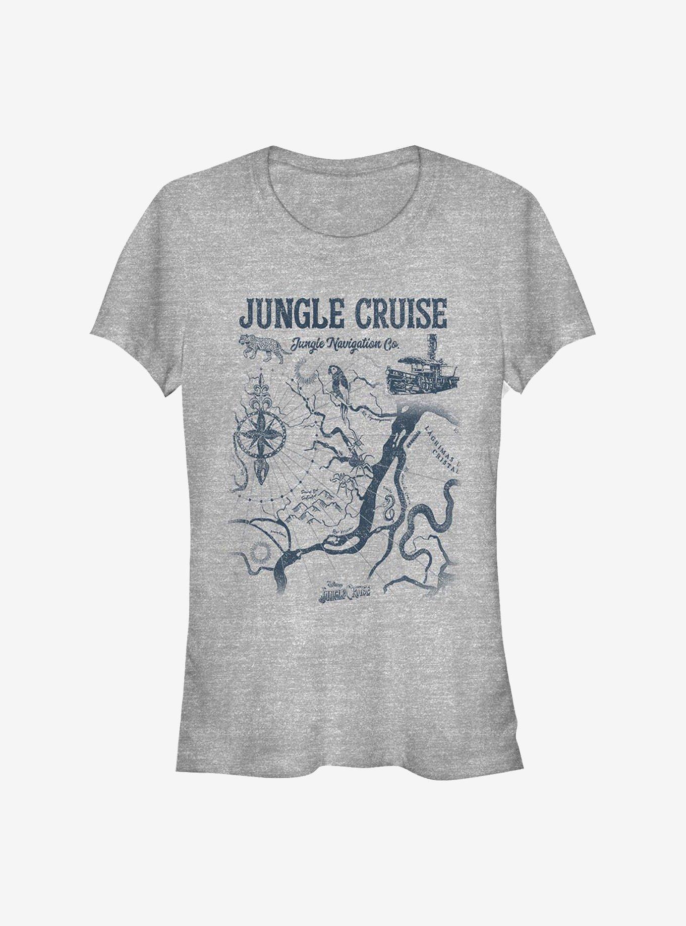 Disney Jungle Cruise Jungle Map Girls T-Shirt, , hi-res