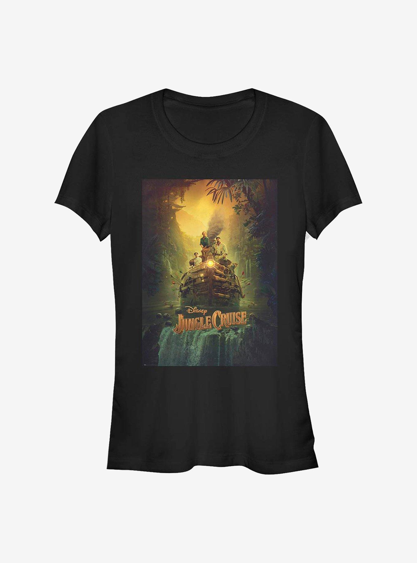 Disney Jungle Cruise Poster Girls T-Shirt, BLACK, hi-res