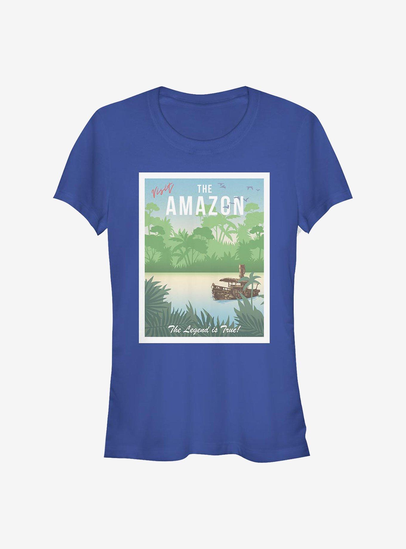 Disney Jungle Cruise Visit The Amazon Girls T-Shirt, ROYAL, hi-res