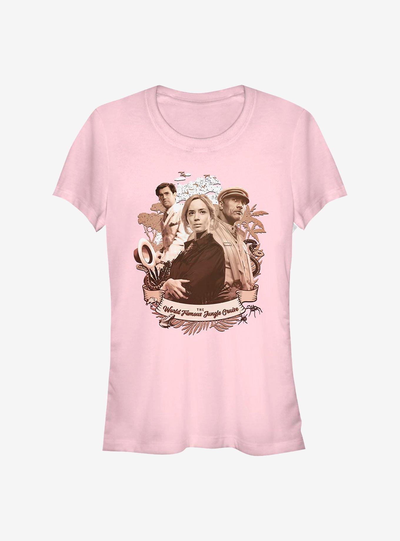 Disney Jungle Cruise World Famous Team Girls T-Shirt, LIGHT PINK, hi-res