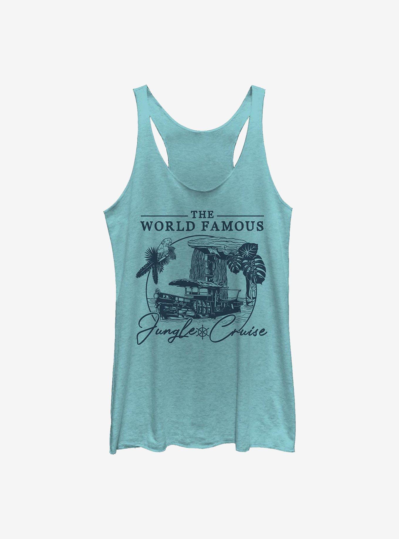 Disney Jungle Cruise Word Famous Girls Tank, TAHI BLUE, hi-res