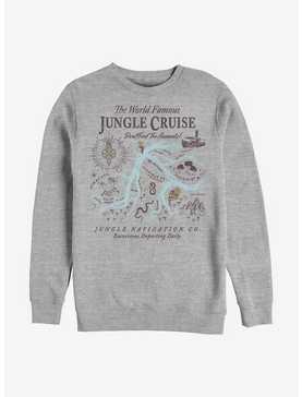 Disney Jungle Cruise Map Crew Sweatshirt, , hi-res