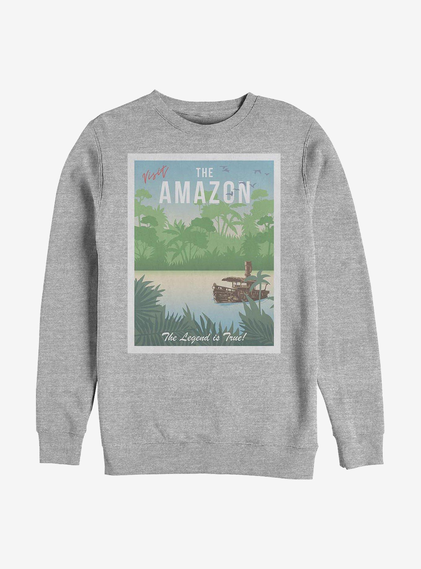 Disney Jungle Cruise Visit The Amazon Crew Sweatshirt