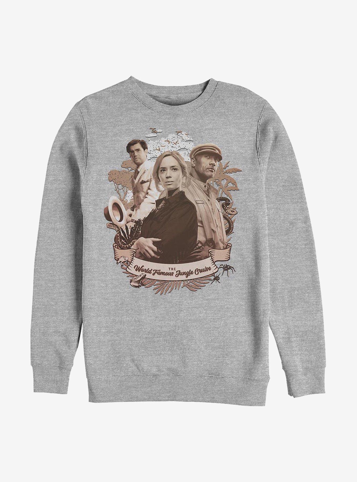 Disney Jungle Cruise World Famous Team Crew Sweatshirt, , hi-res