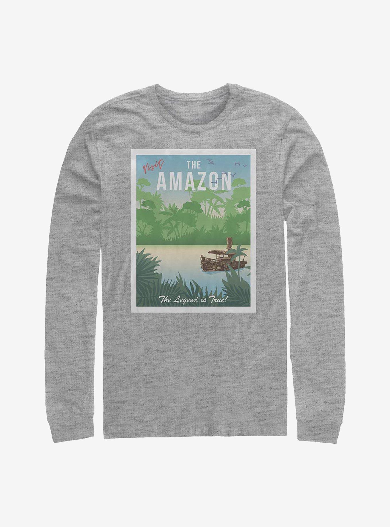 Disney Jungle Cruise Visit The Amazon Long-Sleeve T-Shirt, ATH HTR, hi-res