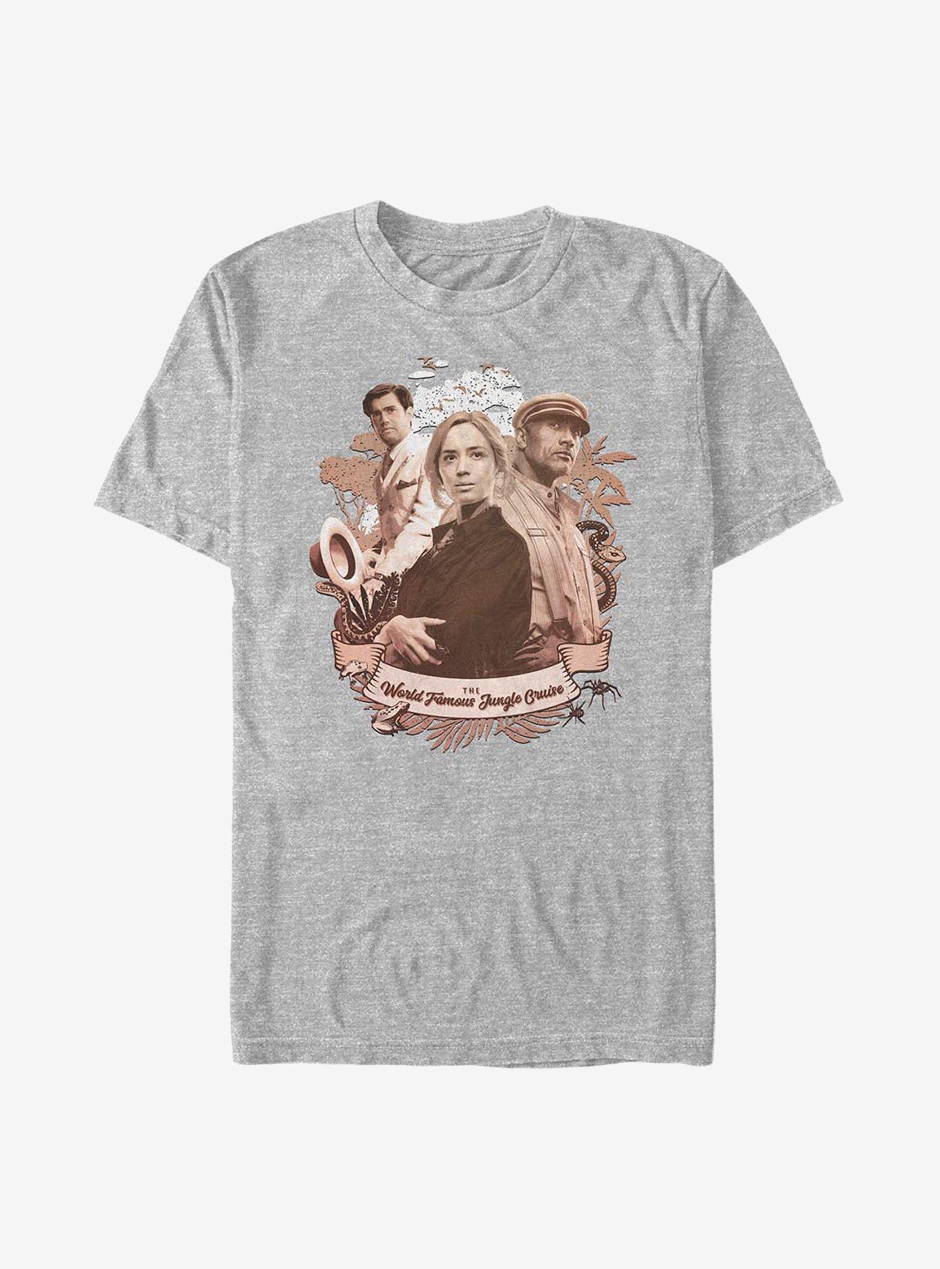 Disney Jungle Cruise World Famous Team T-Shirt, ATH HTR, hi-res