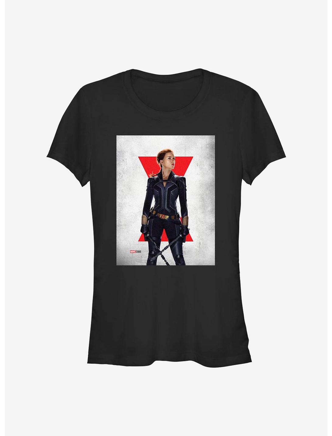 Marvel Black Widow Poster Girls T-Shirt, BLACK, hi-res