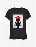 Marvel Black Widow Melina Poster Girls T-Shirt, BLACK, hi-res