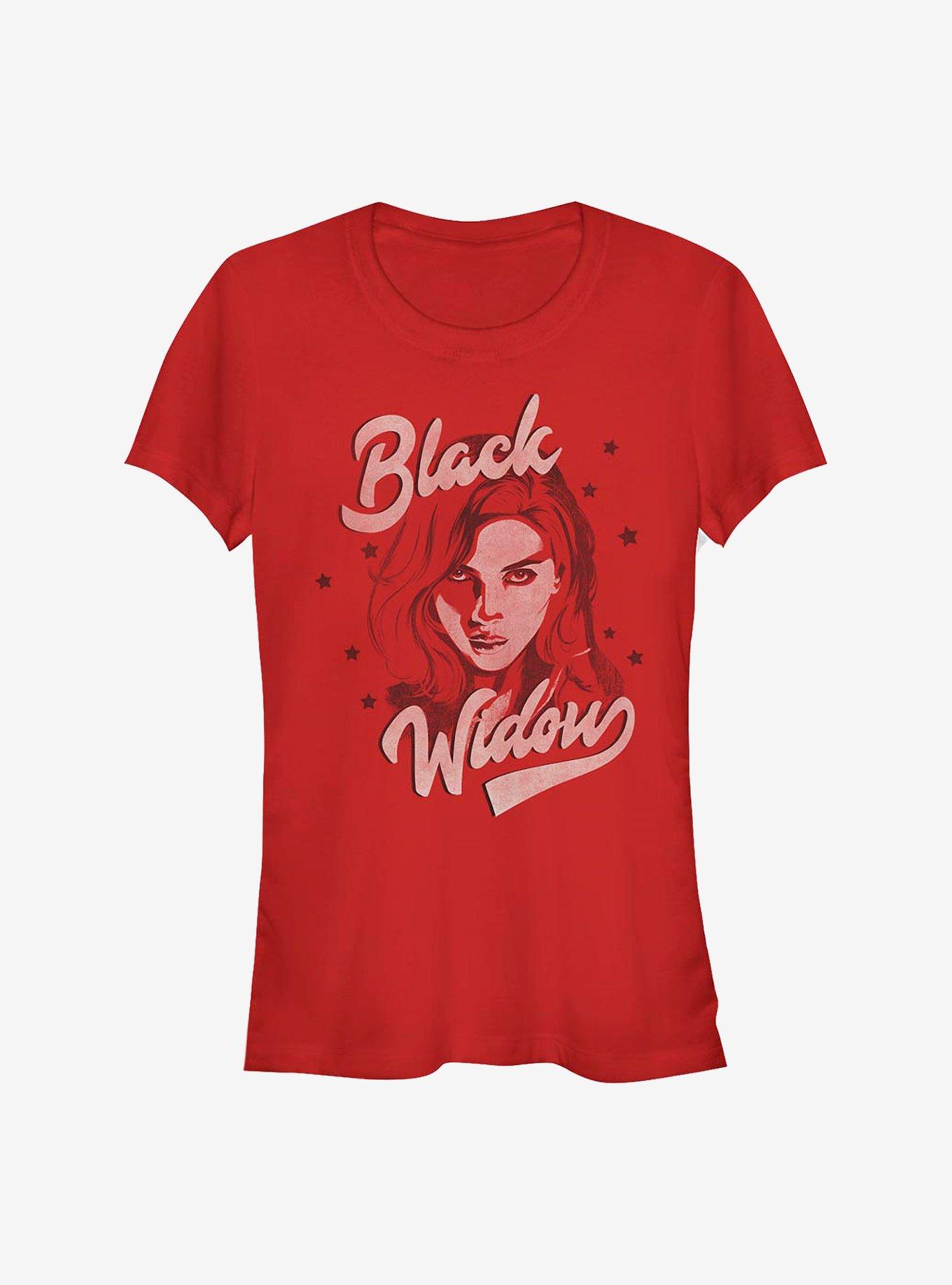 Marvel Black Widow Portrait Girls T-Shirt