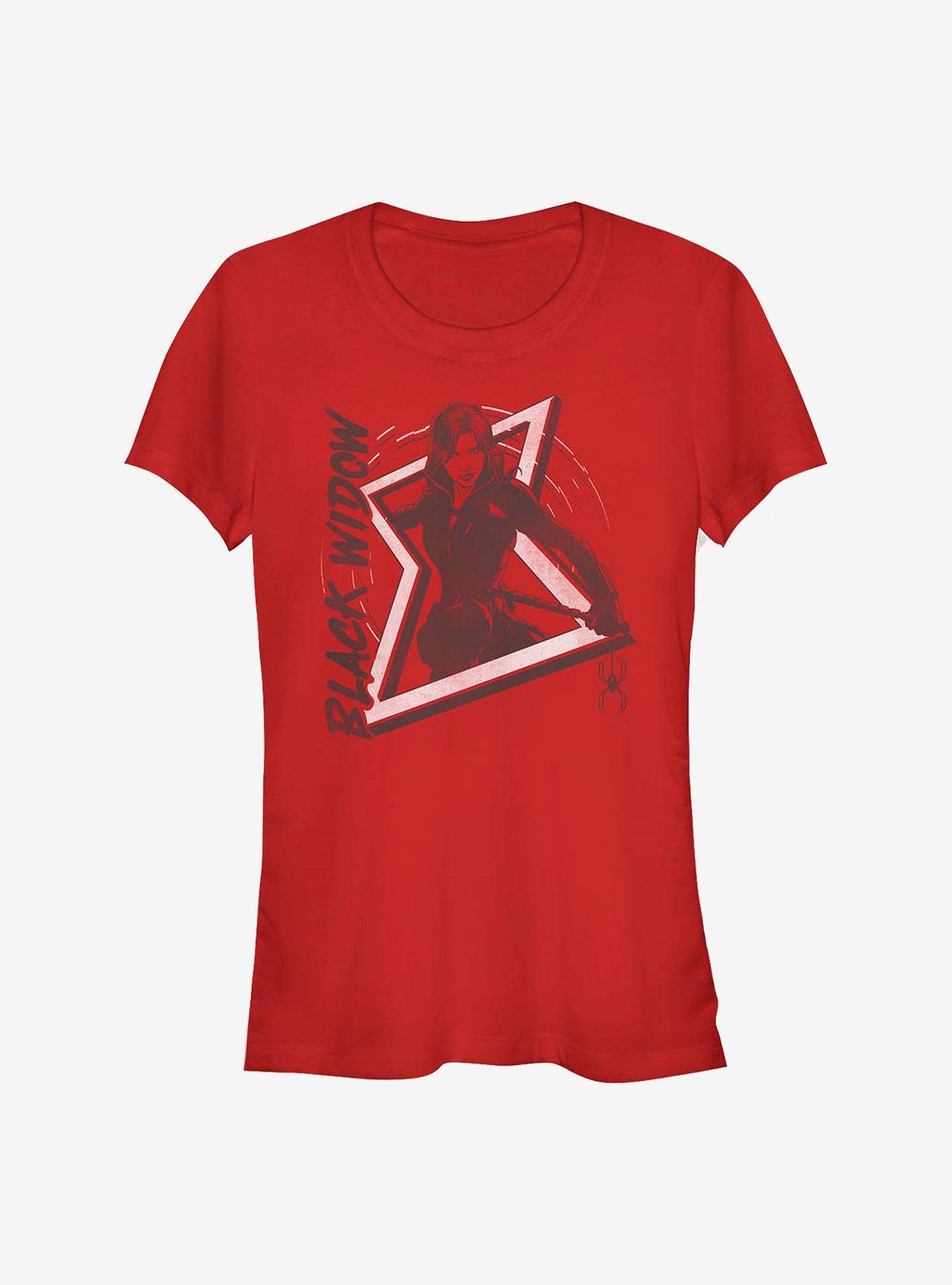 Marvel Black Widow Ready To Fight Girls T-Shirt