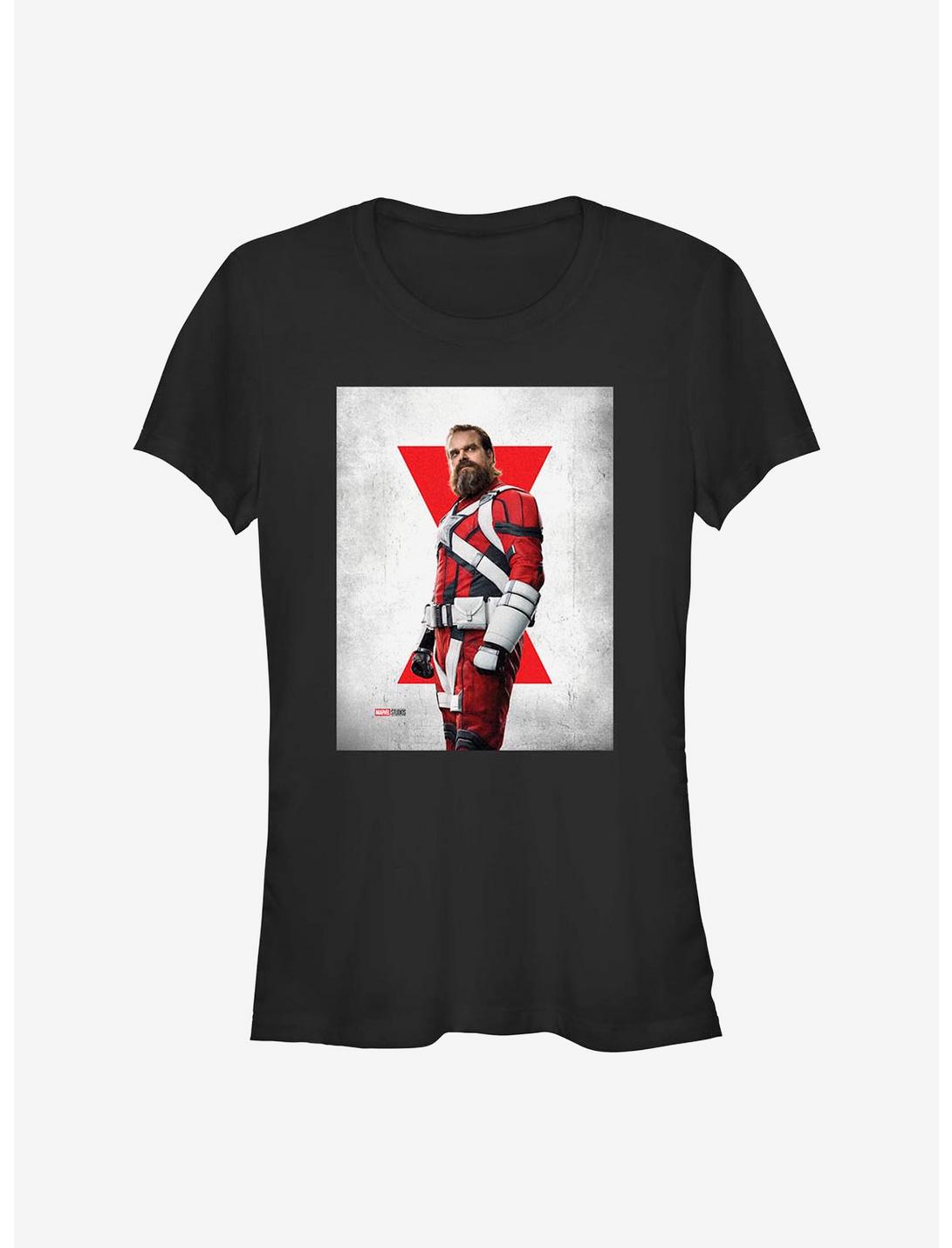 Marvel Black Widow Red Guardian Poster Girls T-Shirt, BLACK, hi-res