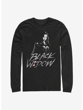 Marvel Black Widow Fierce Pose Long-Sleeve T-Shirt, , hi-res