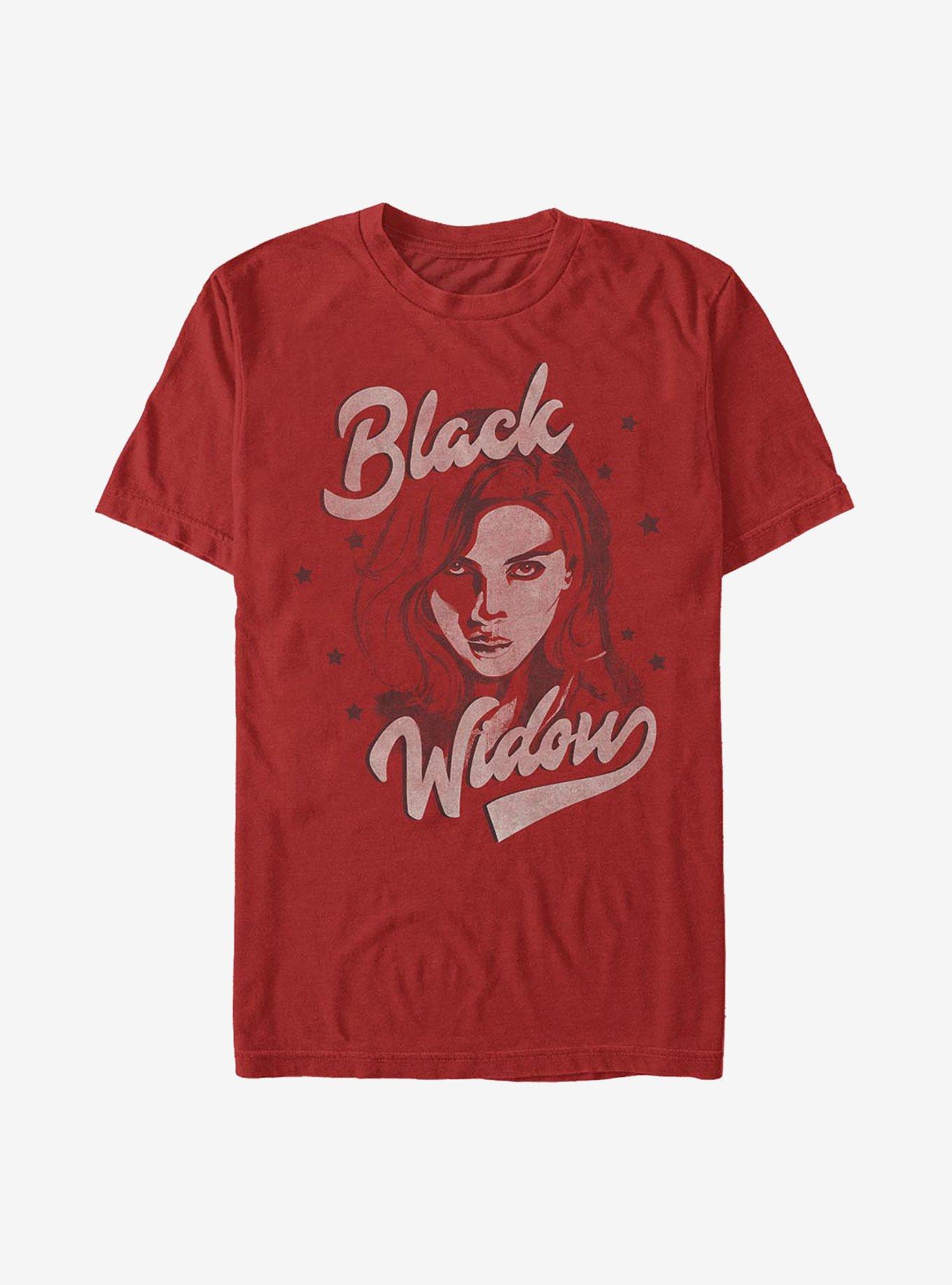 Marvel Black Widow Portrait T-Shirt, RED, hi-res
