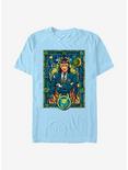 Marvel Loki Stained Glass Window T-Shirt, LT BLUE, hi-res