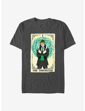 Marvel Loki The Trickster Tarot T-Shirt, CHARCOAL, hi-res