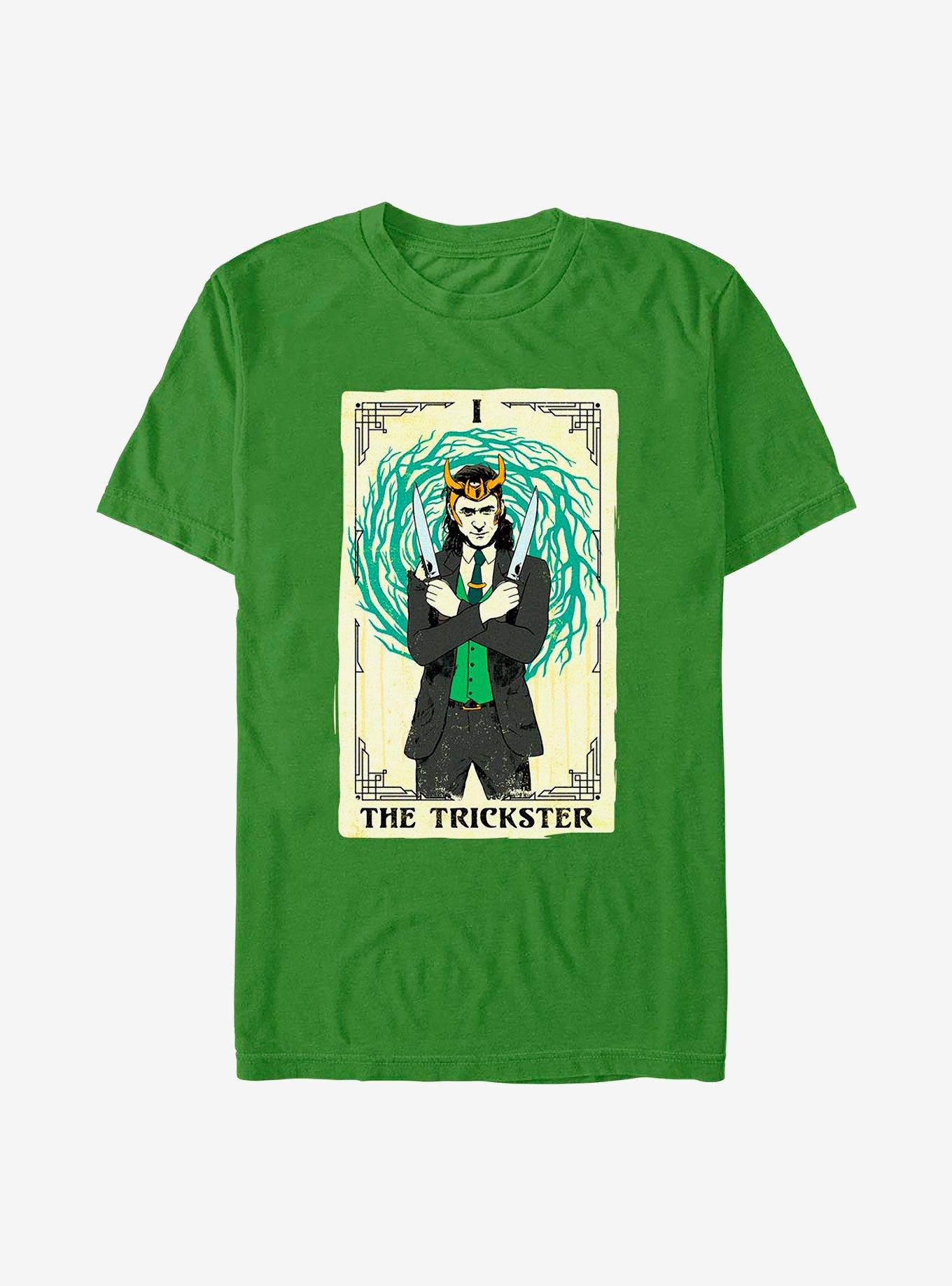 Marvel Loki The Trickster Tarot T-Shirt, , hi-res