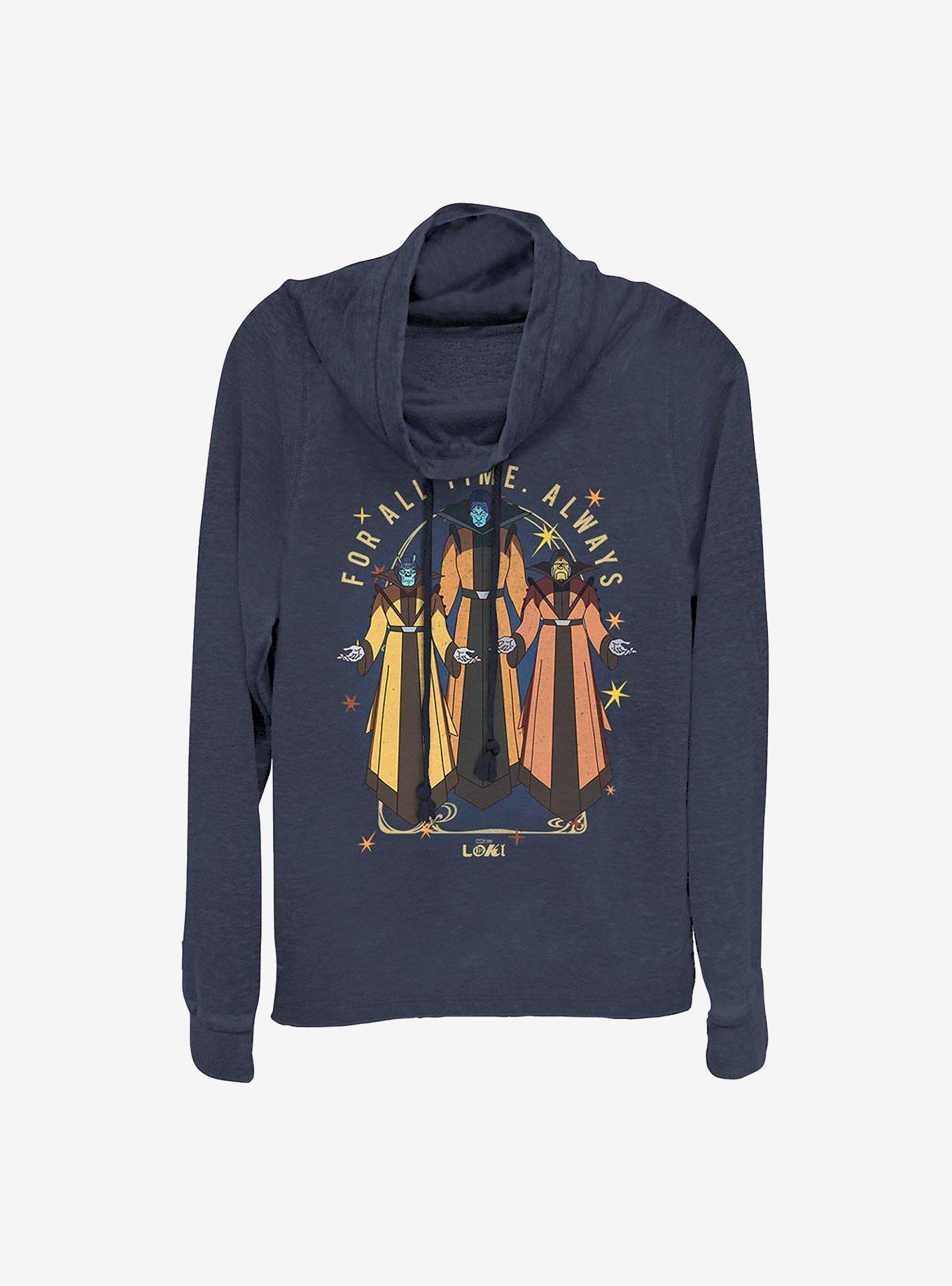 Marvel Loki For All Time. Always Cowlneck Long-Sleeve Girls Top, , hi-res