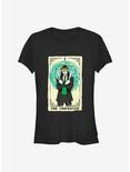 Marvel Loki The Trickster Tarot Girls T-Shirt, BLACK, hi-res