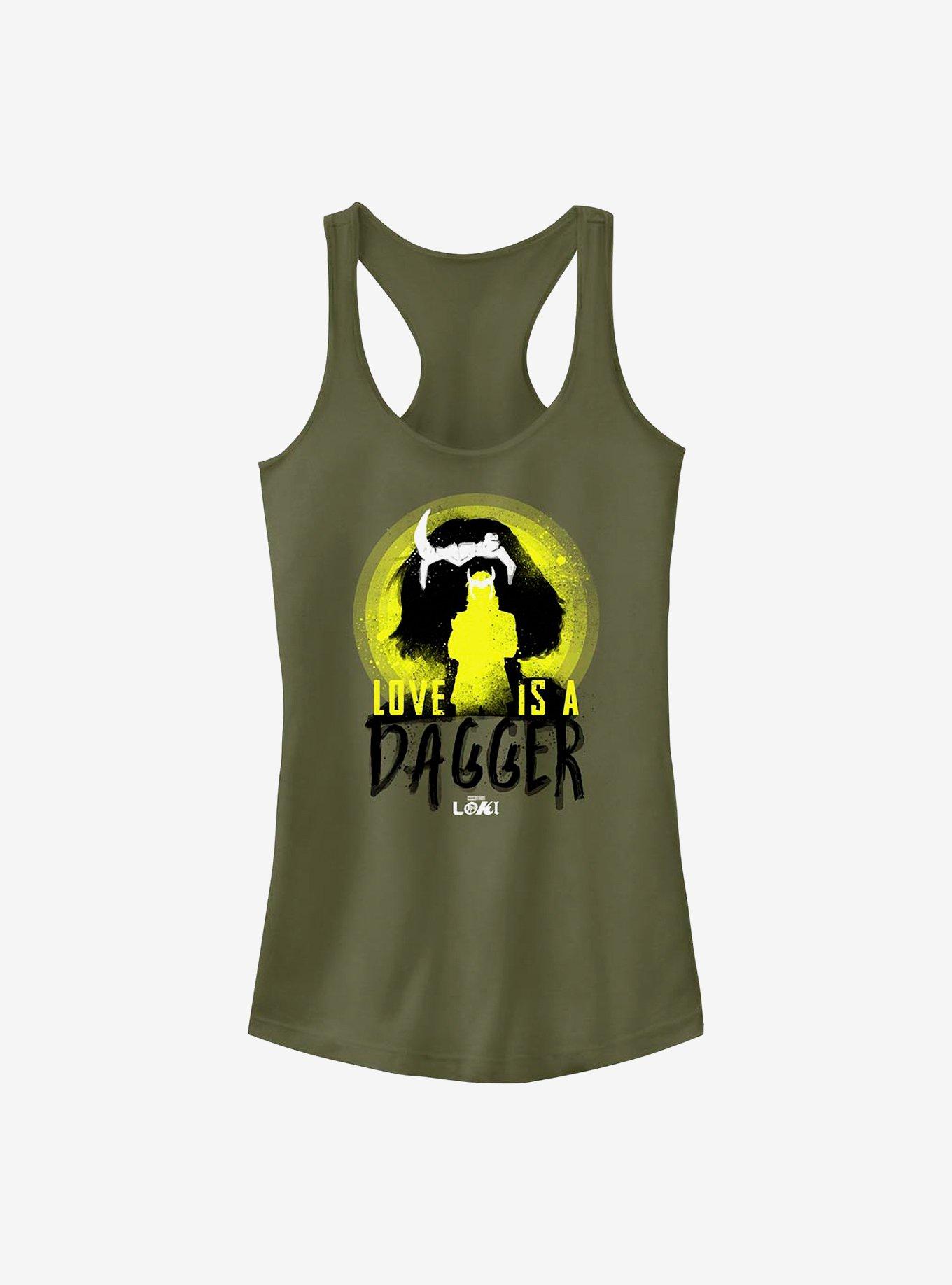 Marvel Loki Love Is A Dagger Girls Tank