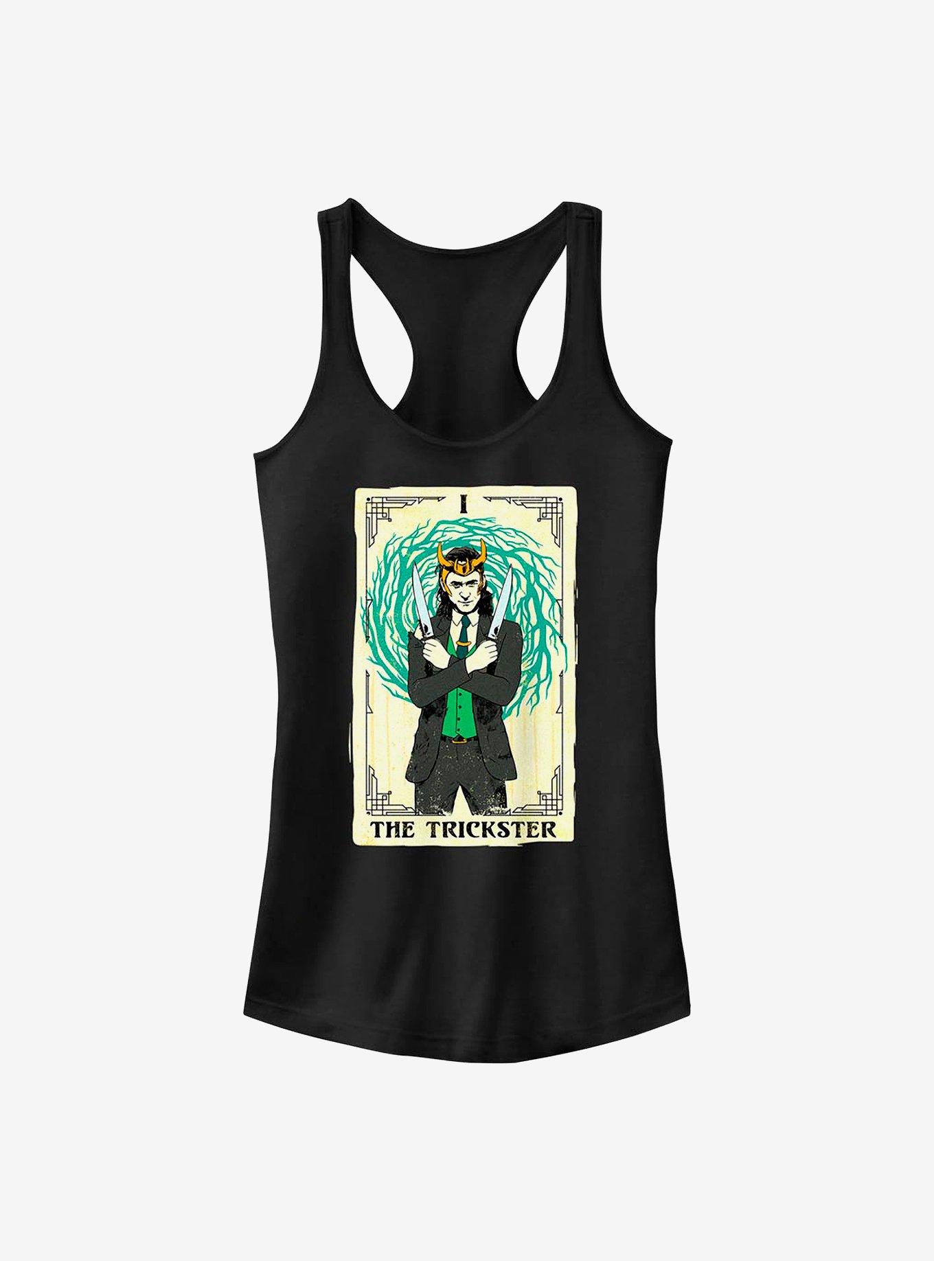 Marvel Loki The Trickster Tarot Girls Tank, , hi-res