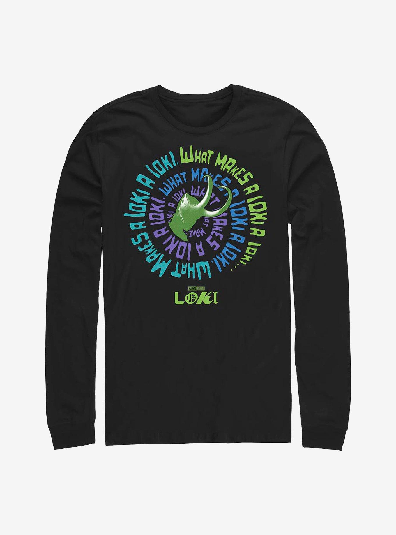 Marvel Loki What Makes A Loki A Loki Long-Sleeve T-Shirt, BLACK, hi-res