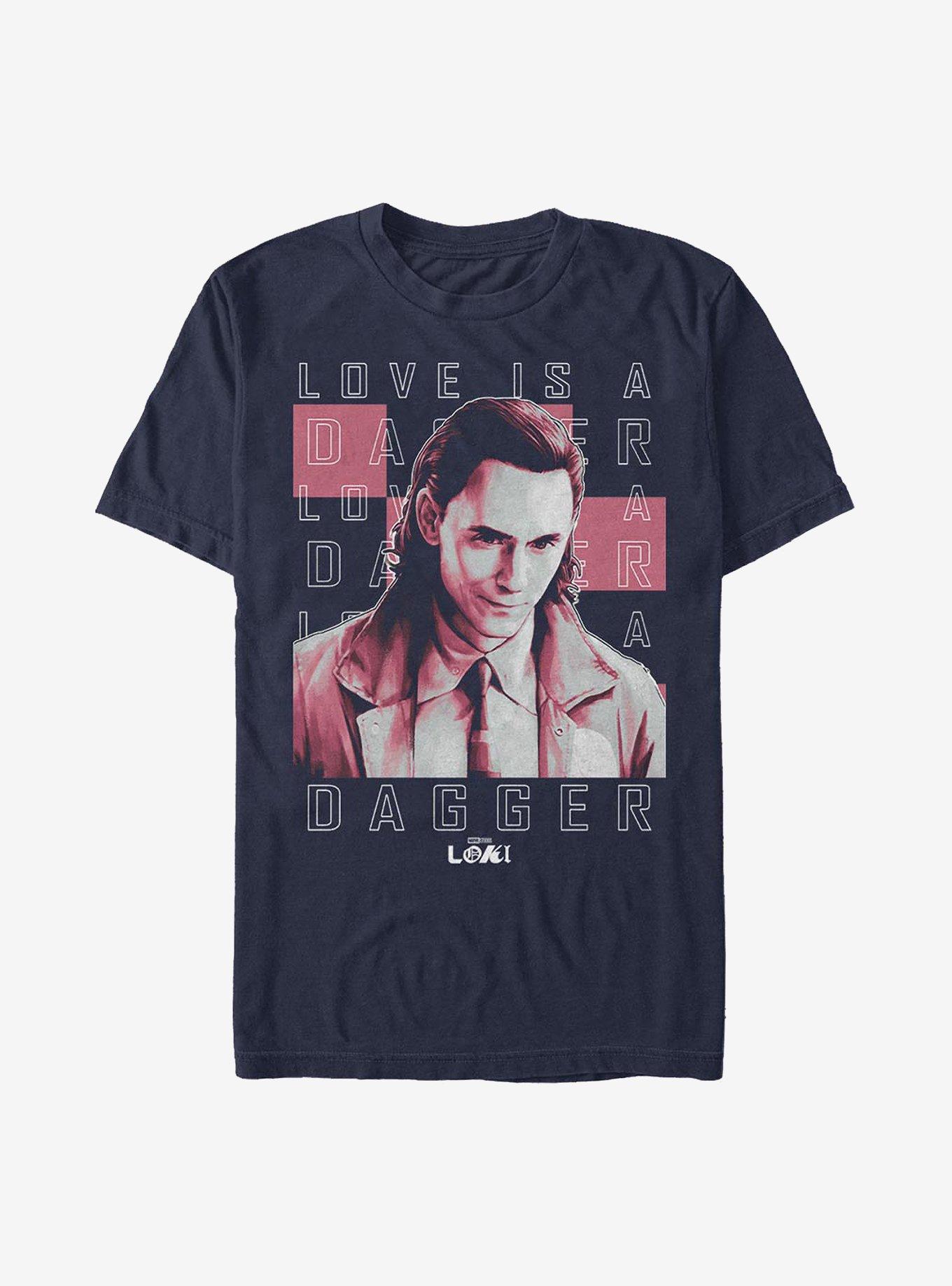 Marvel Loki Love Is A Dagger T-Shirt, , hi-res