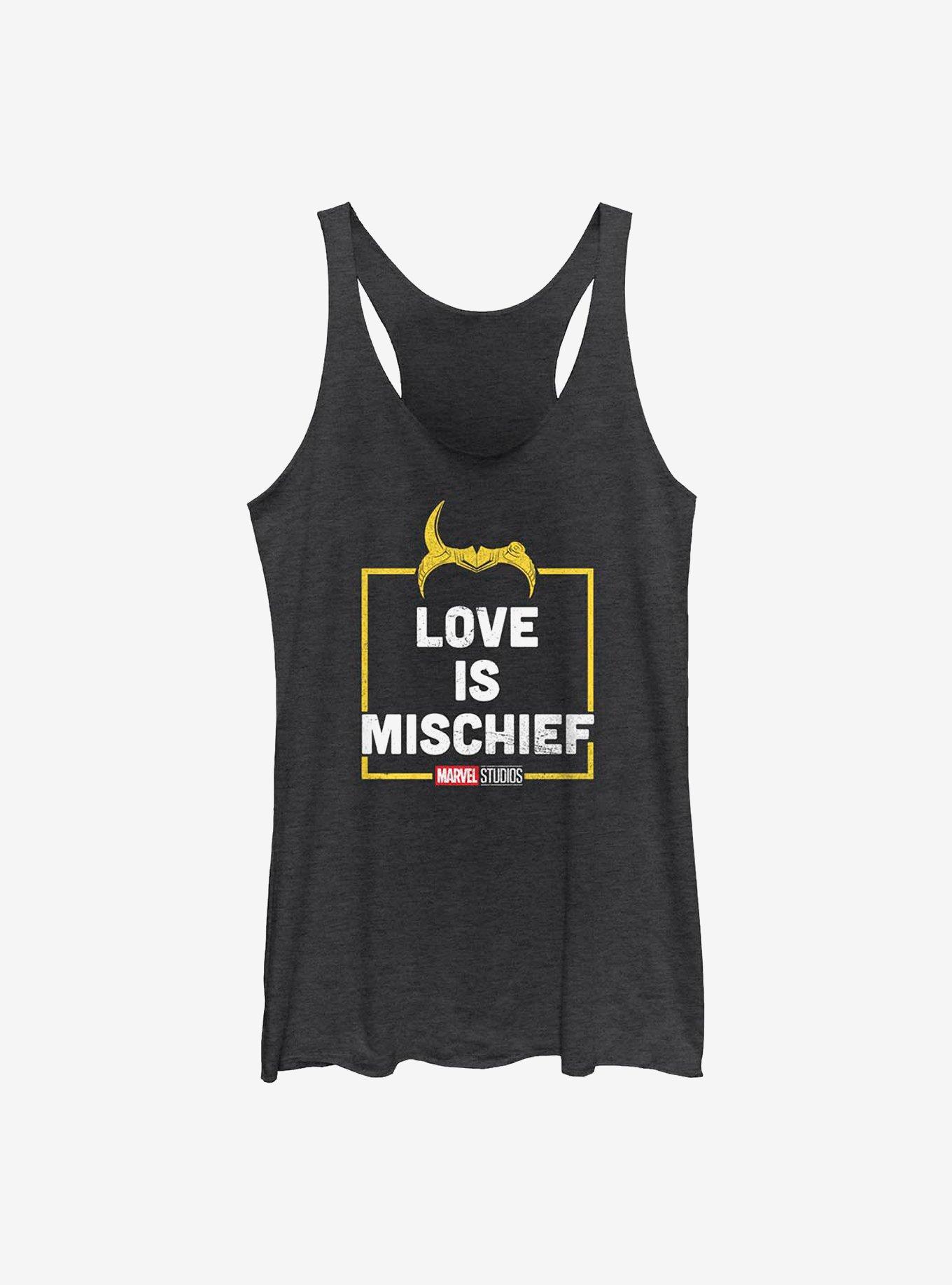 Marvel Loki Love Is Mischief Womens Tank Top, , hi-res