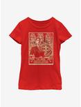 Marvel Loki TVA Judge Renslayer Youth Girls T-Shirt, RED, hi-res