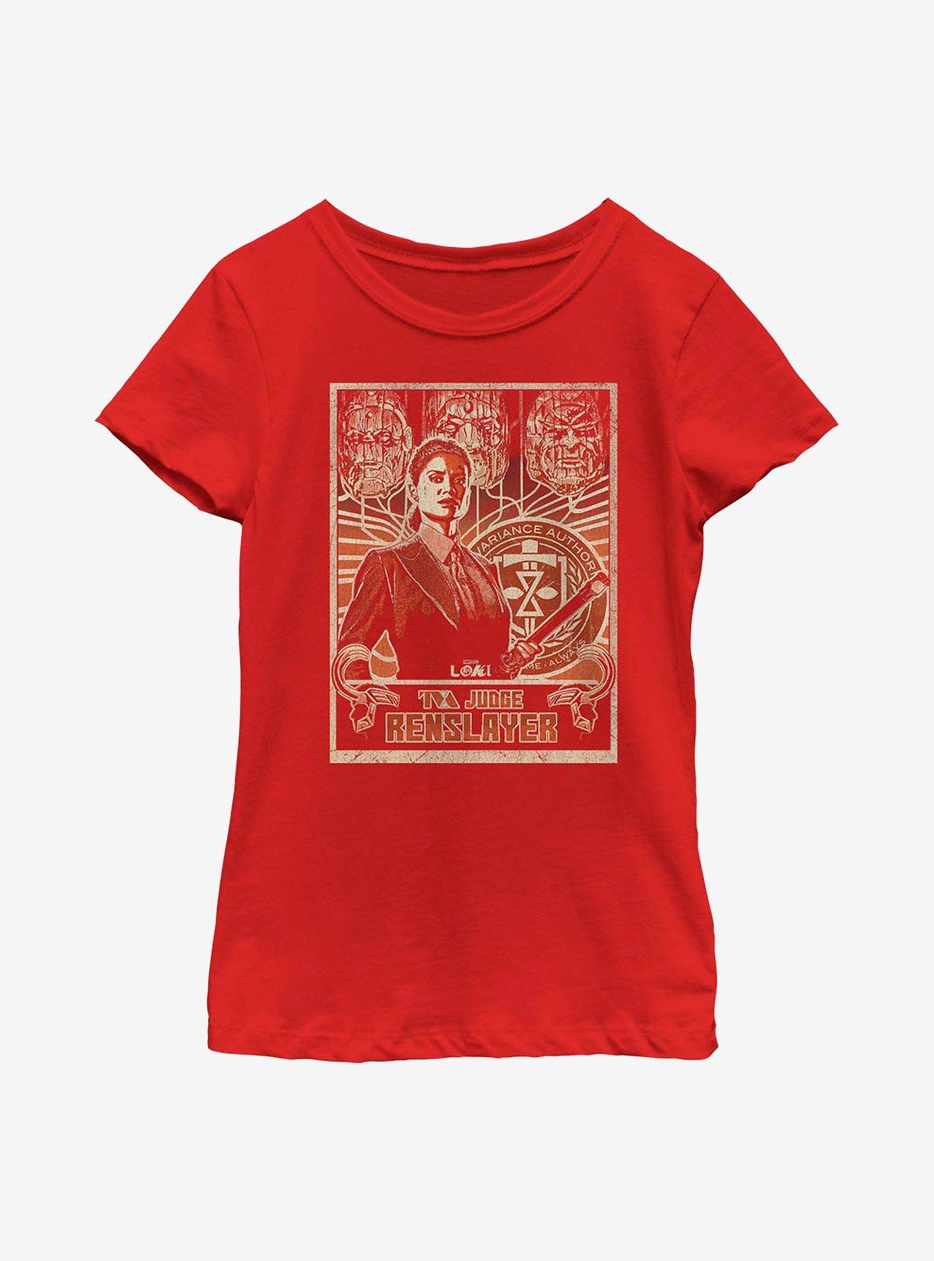 Marvel Loki TVA Judge Renslayer Youth Girls T-Shirt, , hi-res