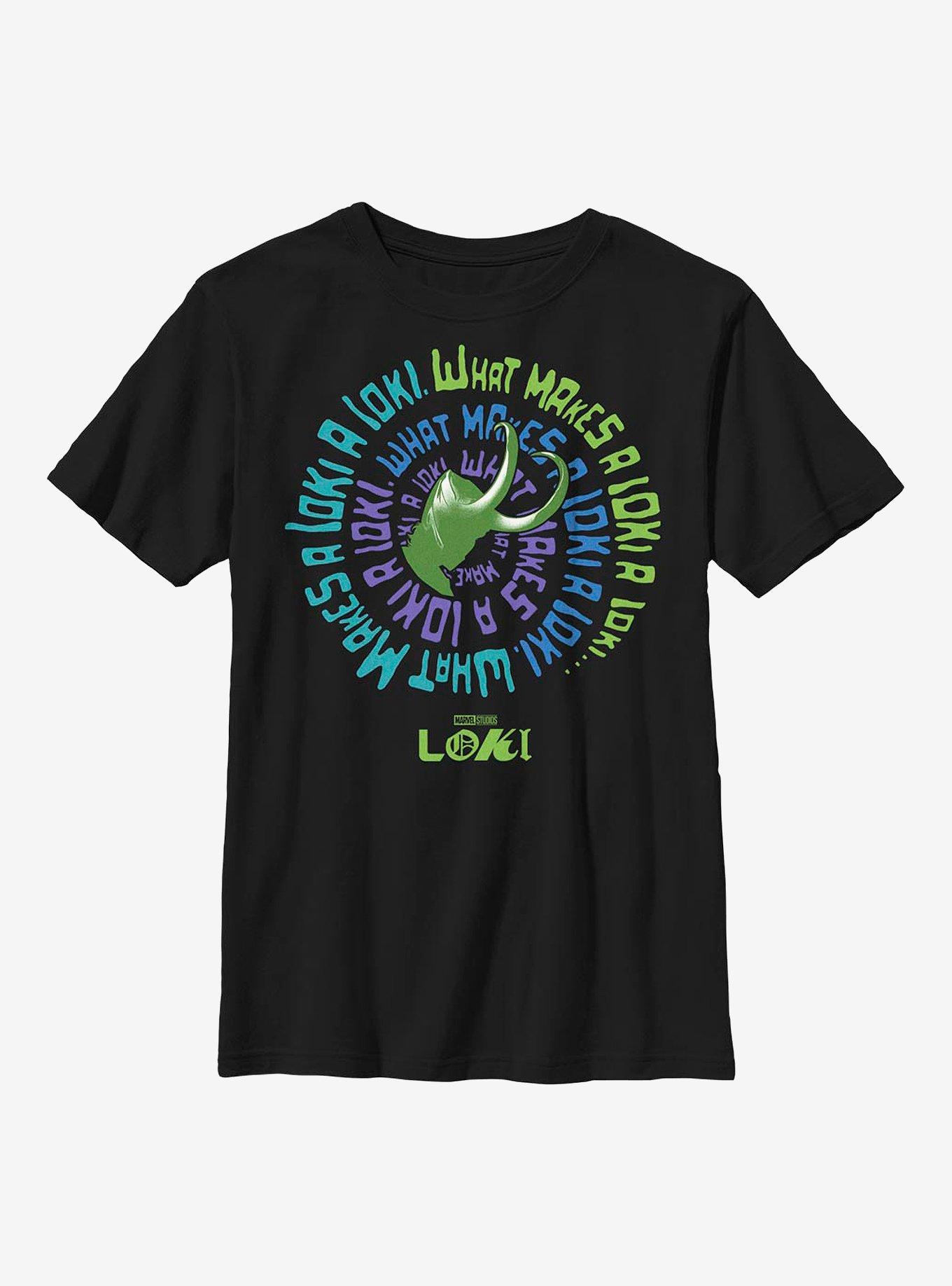 Marvel Loki What Makes A Loki A Loki Youth T-Shirt, BLACK, hi-res