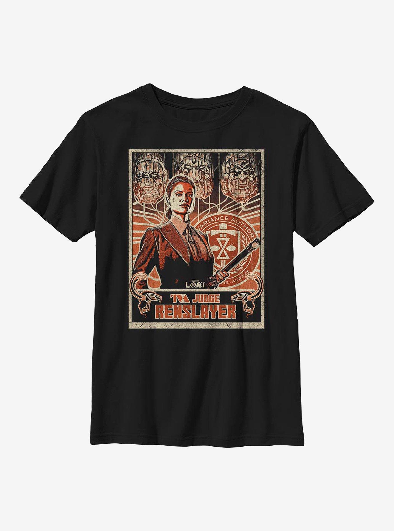 Marvel Loki TVA Judge Renslayer Youth T-Shirt, , hi-res