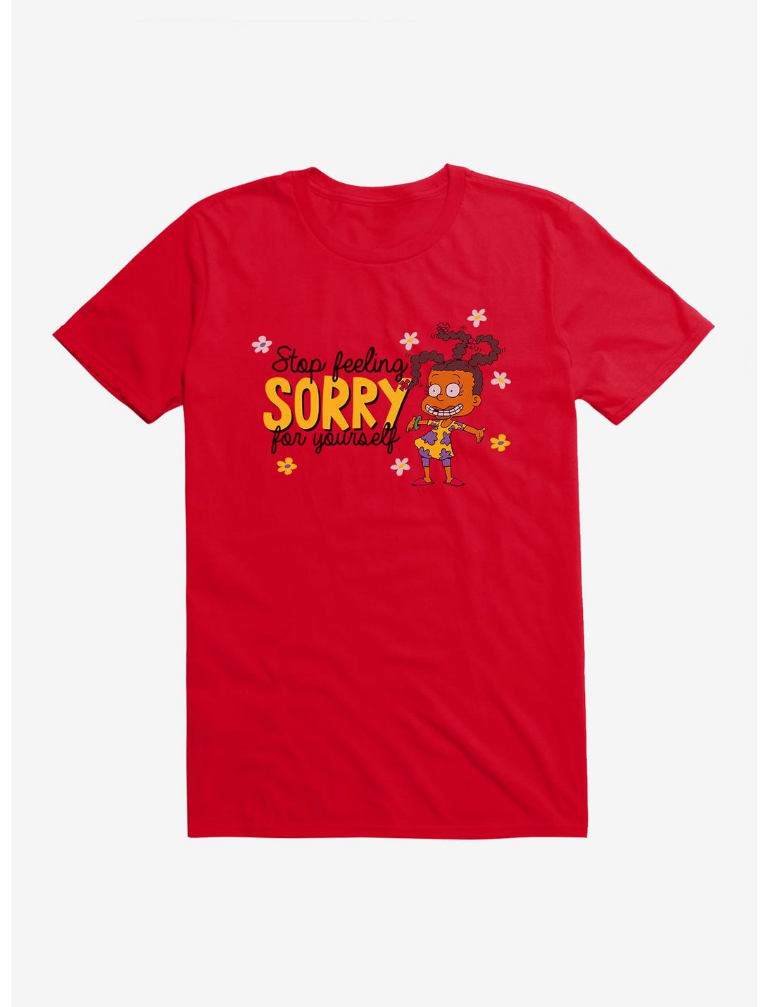 Rugrats Susie Carmichael Stop Feeling Sorry For Yourself T-Shirt, RED, hi-res