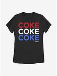 Coca-Cola Red White N Coke Womens T-Shirt, BLACK, hi-res