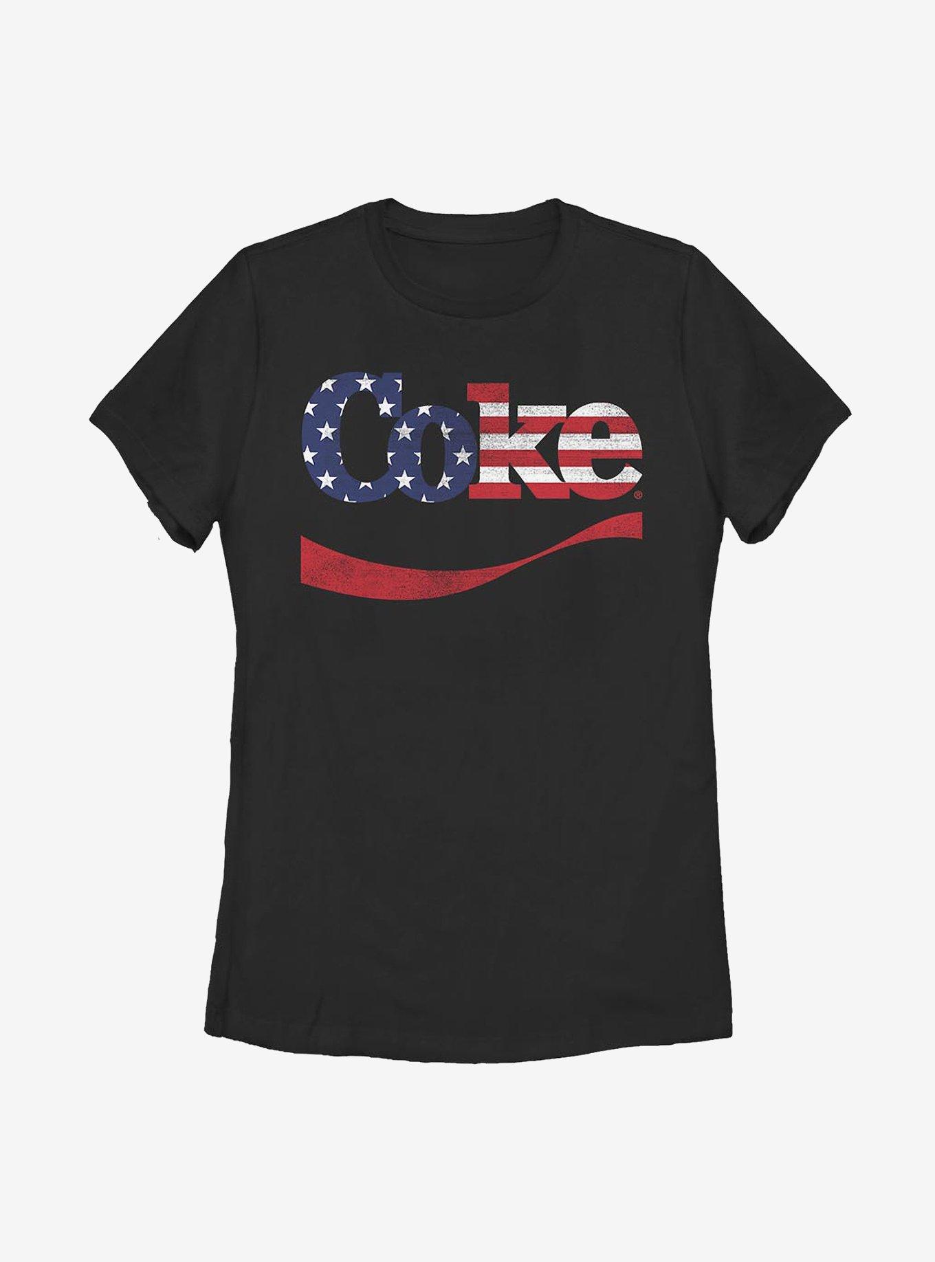 Coca-Cola Spangled Coke Womens T-Shirt, , hi-res
