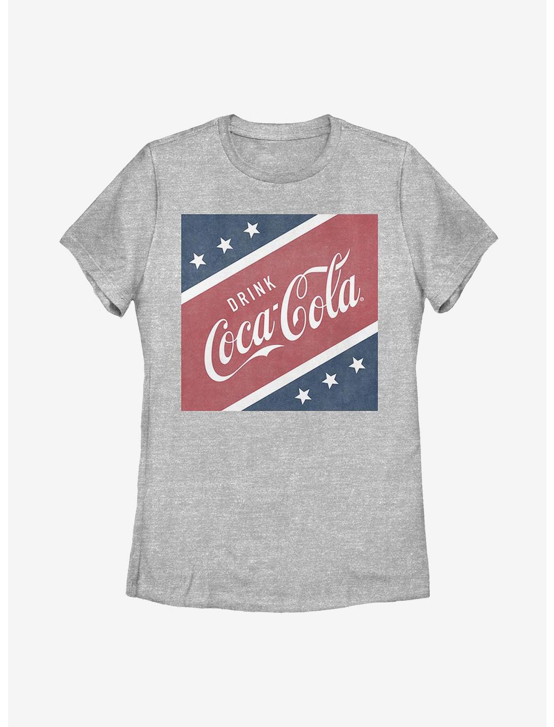 Coca-Cola US Square Womens T-Shirt, ATH HTR, hi-res