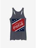 Coca-Cola US Square Womens Tank Top, NAVY HTR, hi-res