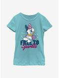 Disney Daisy Duck All American Youth Girls T-Shirt, TAHI BLUE, hi-res