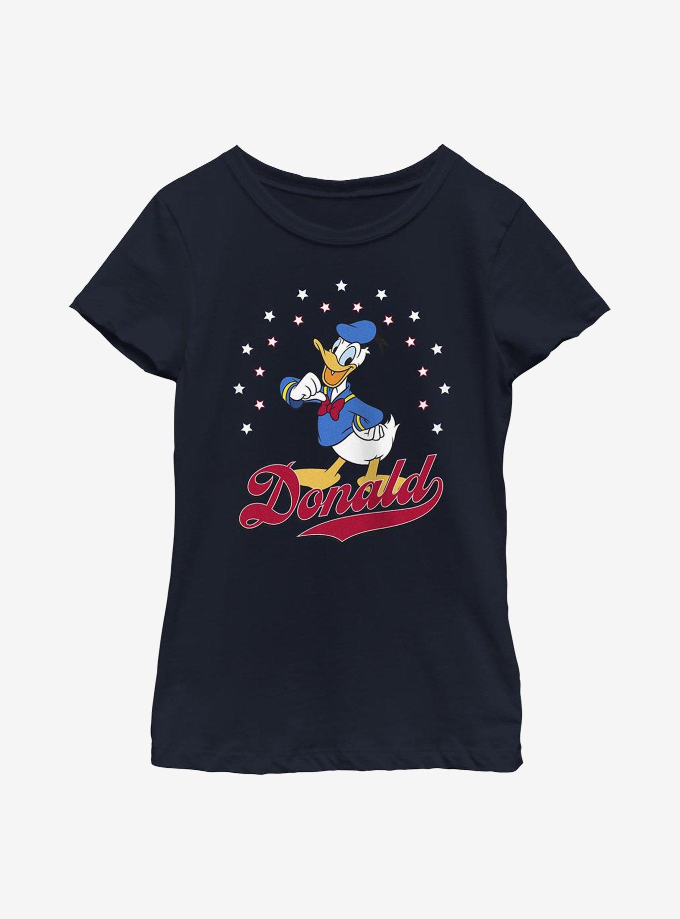 Disney Donald Duck Donald Americana Youth Girls T-Shirt, , hi-res