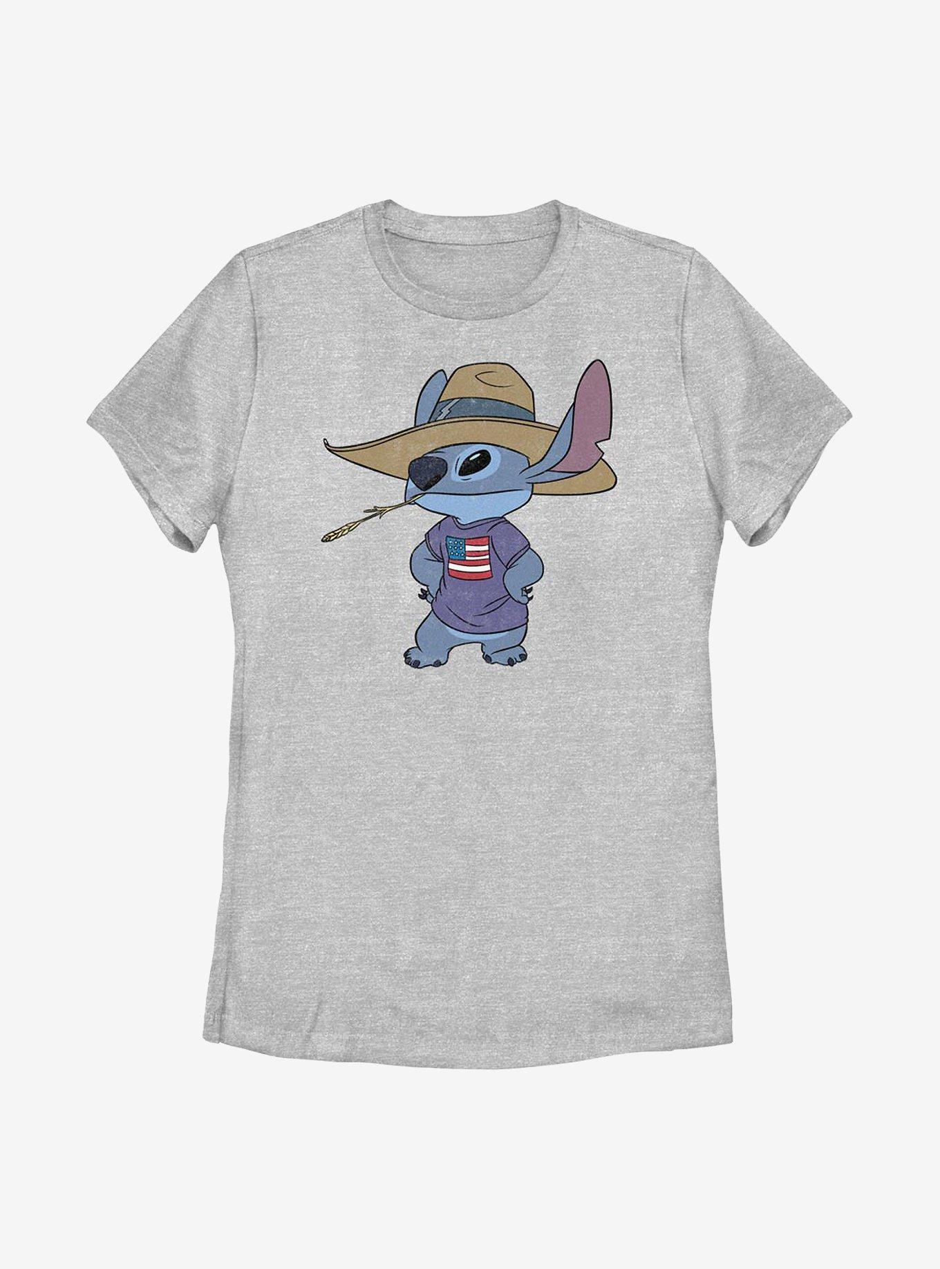 Disney Lilo And Stitch Big Stitch Womens T-Shirt, ATH HTR, hi-res