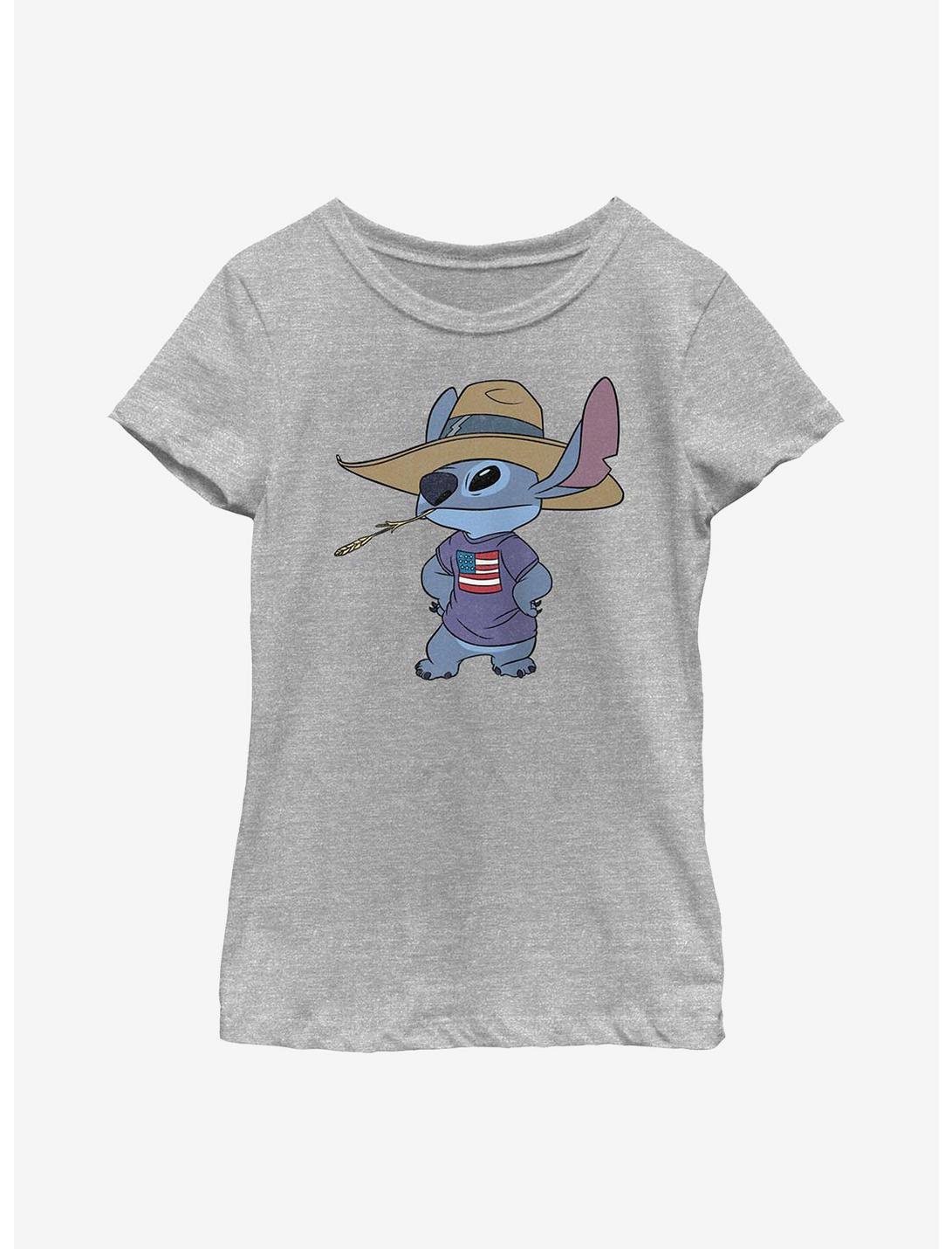 Disney Lilo And Stitch Big Stitch Youth Girls T-Shirt, ATH HTR, hi-res