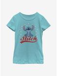 Disney Lilo And Stitch Americana Youth Girls T-Shirt, TAHI BLUE, hi-res