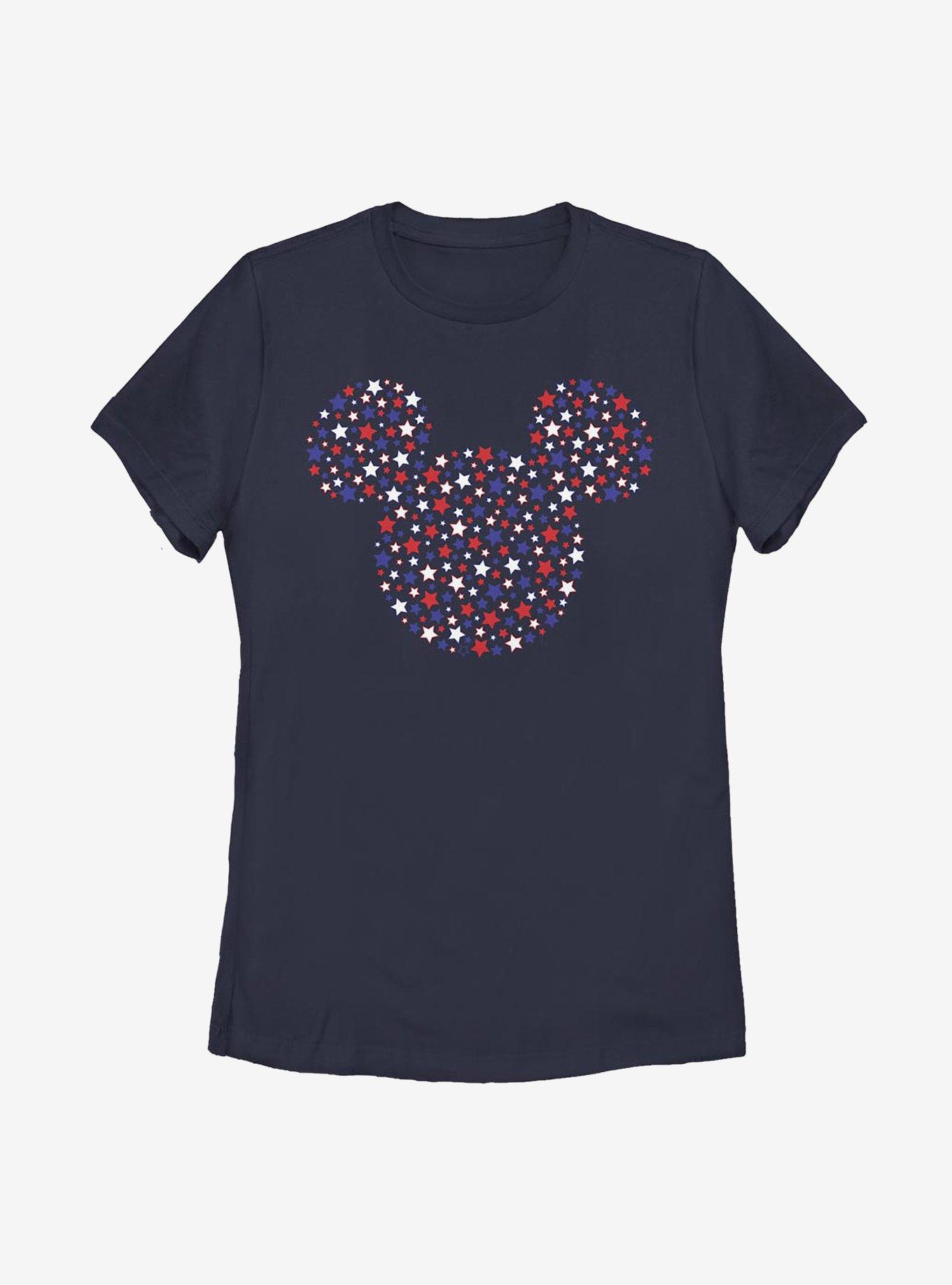 Disney Mickey Mouse Stars And Ears Womens T-Shirt