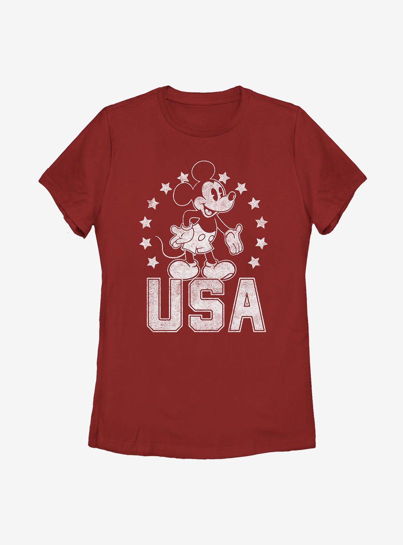 Disney Mickey Mouse USA Mickey Womens T-Shirt, , hi-res