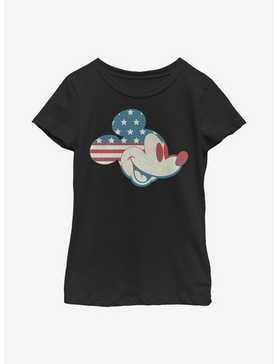 Disney Mickey Mouse Americana Flag Fill Youth Girls T-Shirt, , hi-res