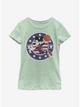 Disney Mickey Mouse B Ball Americana Youth Girls T-Shirt, MINT, hi-res
