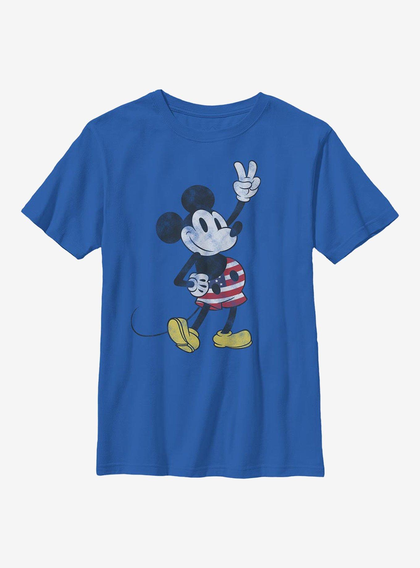 Disney Mickey Mouse American Mouse Youth T-Shirt, , hi-res